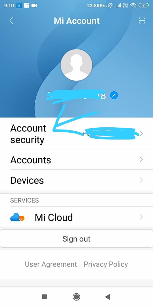 How to make MI Account