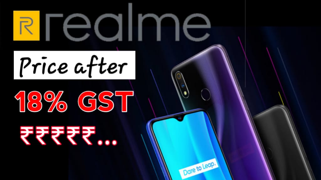 Realme Price List After GST Hike in india
