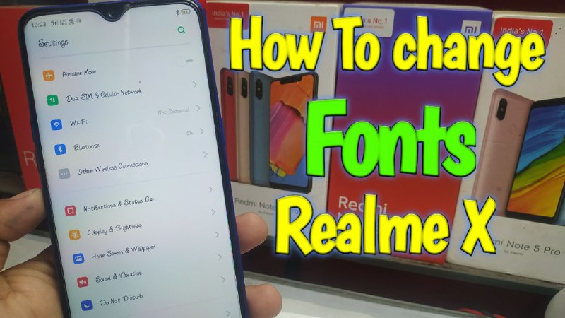 How to change Realme X  Fonts, Realme font download font Apk, How to change Realme X Fonts