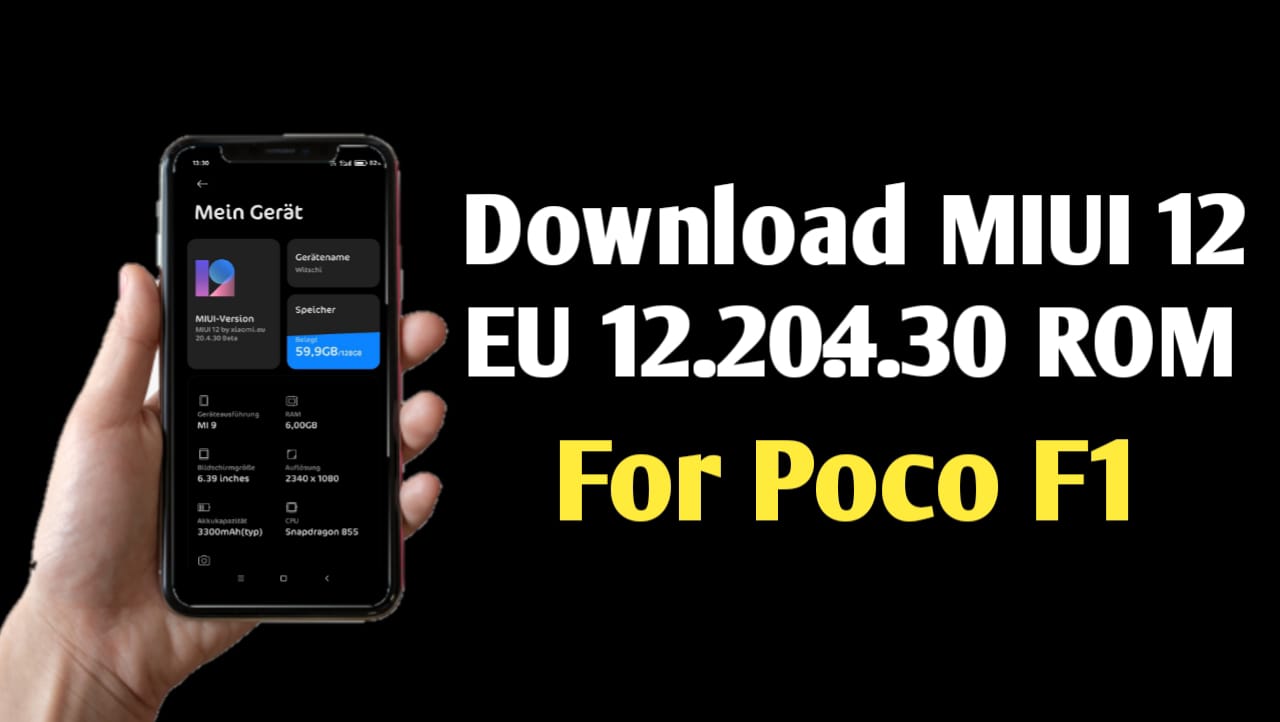 Download MIUI EU 12 20.4.30 For Poco F1